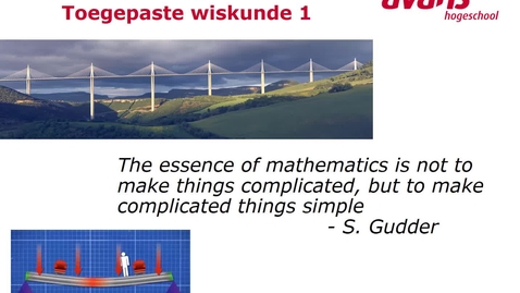 Thumbnail for BI- TWBO1 Toegepaste wiskunde