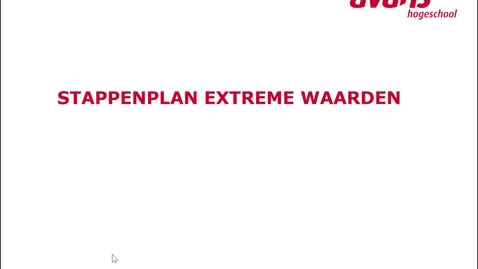 Thumbnail for Stappenplan Extreme Waarden