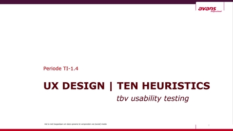 Thumbnail for TI-1.4  UXD - 10 Usability Heuristics