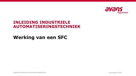 Thumbnail for ABB Freelance Werking van een SFC