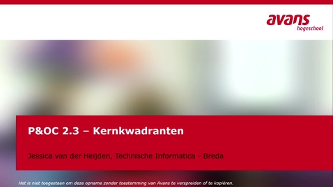 Thumbnail for P&amp;OC2.3  Kernkwadranten