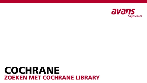 Thumbnail for Cochrane