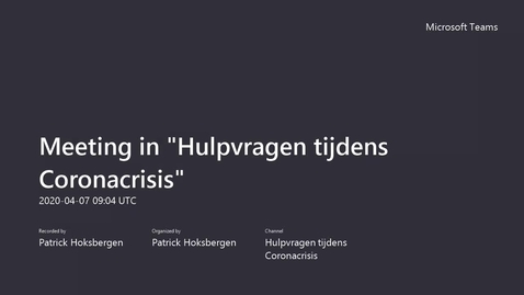 Thumbnail for Vragen toevoegen aan een Mymedia video