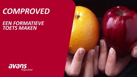 Thumbnail for Comproved: een formatieve toets maken