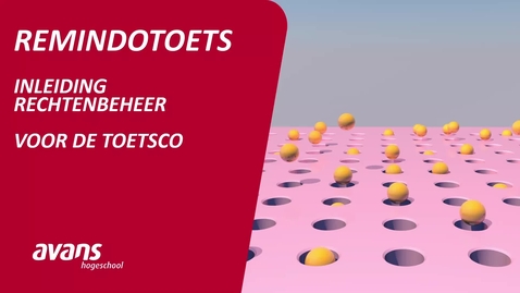 Thumbnail for RemindoToets: inleiding rechtenbeheer