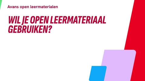 Thumbnail for Open leermateriaal gebruiken