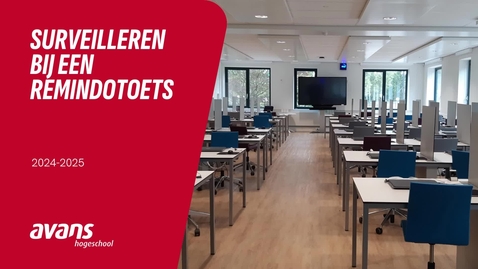 Thumbnail for Instructievideo Surveillanten Welkom Bijeenkomst