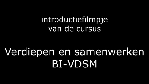 Thumbnail for VDSM1 intro