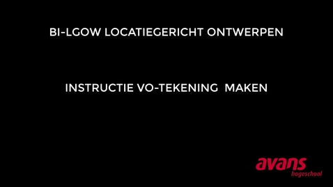 Thumbnail for Instructievideo VO tekening maken
