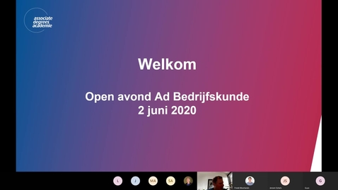 Thumbnail for Bedrijfskunde - Associate degree - Voltijd - Roosendaal