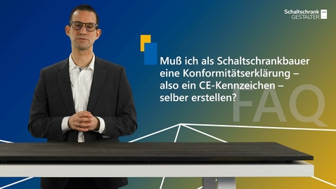Vorschaubild für Muss ich als Schaltschrankbauer eine Konformitätserklärung (CE-Kennzeichnung) erstellen?