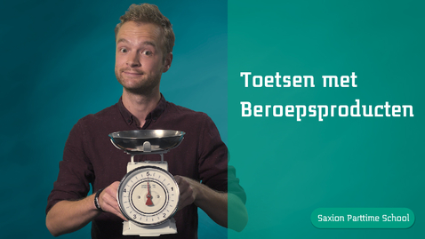 Thumbnail for Toetsen met Beroepsproducten. Voor docenten