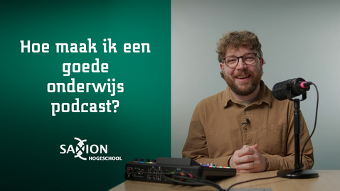 Thumbnail for Hoe maak ik een goede onderwijspodcast?