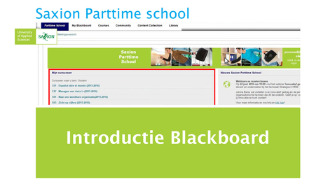 Thumbnail for Introductie Blackboard